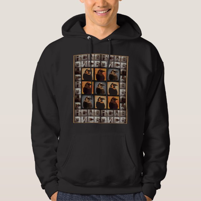 Schauen Sie nach Crow Worc. Hoodie (Vorderseite)