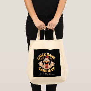 Schauen Sie nicht auf das Huhn The Funny Game Tragetasche