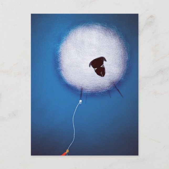 Schauen Sie nicht nach unten Postkarte (Vorderseite)