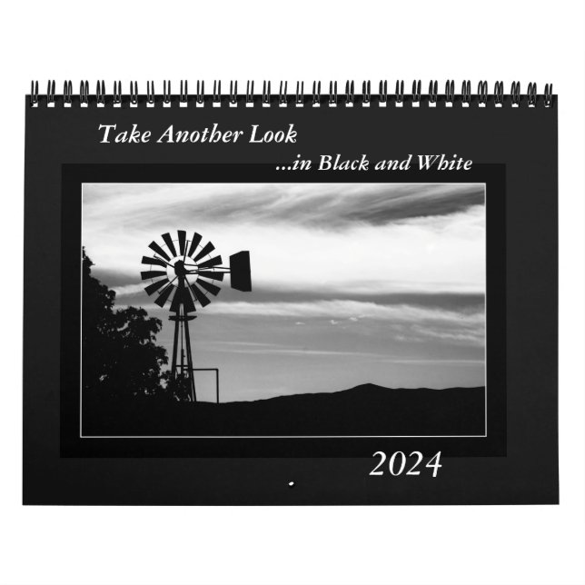 Schauen Sie noch mal...in Schwarzweiß-Kalender Kalender (Titelbild)