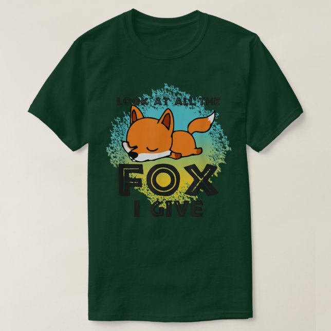 Schauen Sie sich alles an, was ich gebe, Tierfreud T-Shirt (Design vorne)
