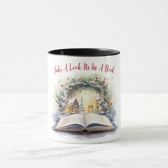 Schauen Sie sich das in einem Buch an Tasse (Zentrum)