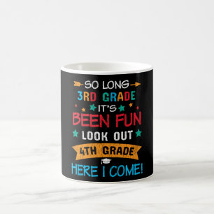 Schauen Sie sich die 4. Klasse an, ich komme zurüc Kaffeetasse