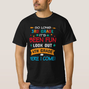 Schauen Sie sich die 4. Klasse an, ich komme zurüc T-Shirt