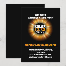 Schauen Sie sich die teilweise Solar-Eclipse 3.29. Einladung