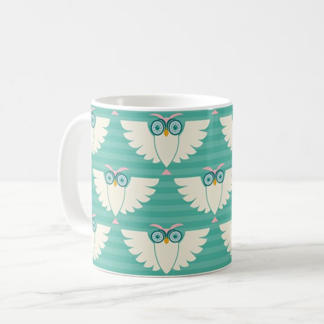 Schauen Sie sich diesen Vogel an Kaffeetasse (Vorderseite Links)