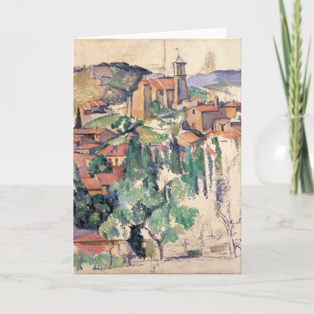 Schauen Sie sich Gardanne an - Paul Cezanne - c188 Karte (Vorderseite)