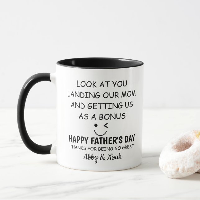 Schauen Sie, Sie landen unsere Mutter Tasse (Mit Donut)