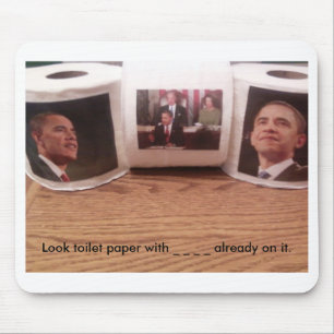 Schauen Sie Toilettenpapier mit ____alread… Mousepad