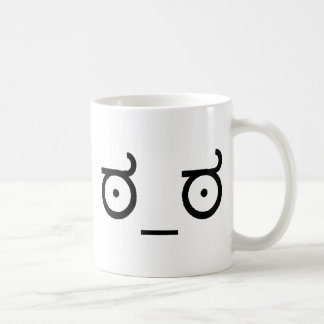 Schauen Sie von der Missbilligung Kaffeetasse