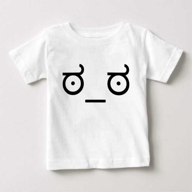 Schauen Sie von der Missbilligung Meme Baby T-shirt (Vorderseite)