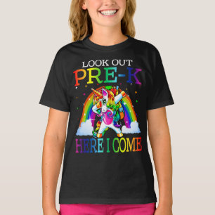 Schauen Sie vorher, ich komme wieder zur Schule. T-Shirt
