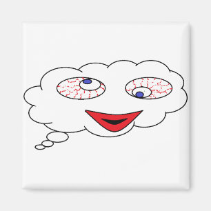 Schauen Sie, was ich denke - ich rolle die Augen Magnet
