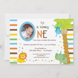 Schauen Sie, wer sich ein - Whimsical Animal Theme Einladung