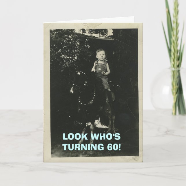 SCHAUEN Sie WHO DREHT 60! Einladung (Vorderseite)