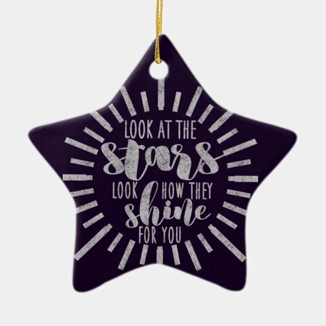 Schauen Sie, wie sie für Sie glänzendes Keramik Ornament (Vorne)