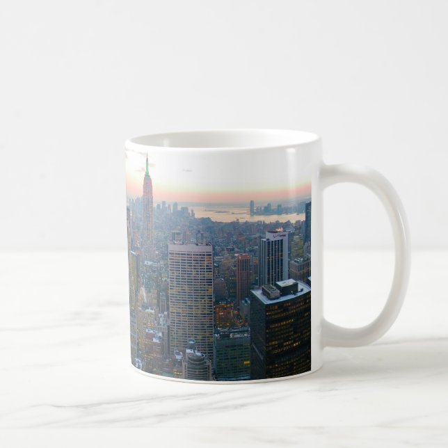 Schauen Süd von der Spitze des Felsens New York Kaffeetasse (Rechts)