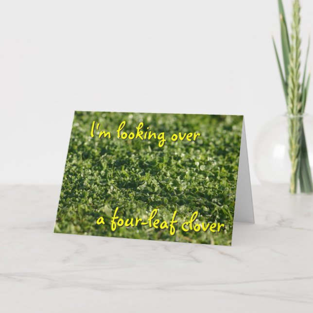 Schauen über einer Karte Klee St. Pat (Vorderseite)