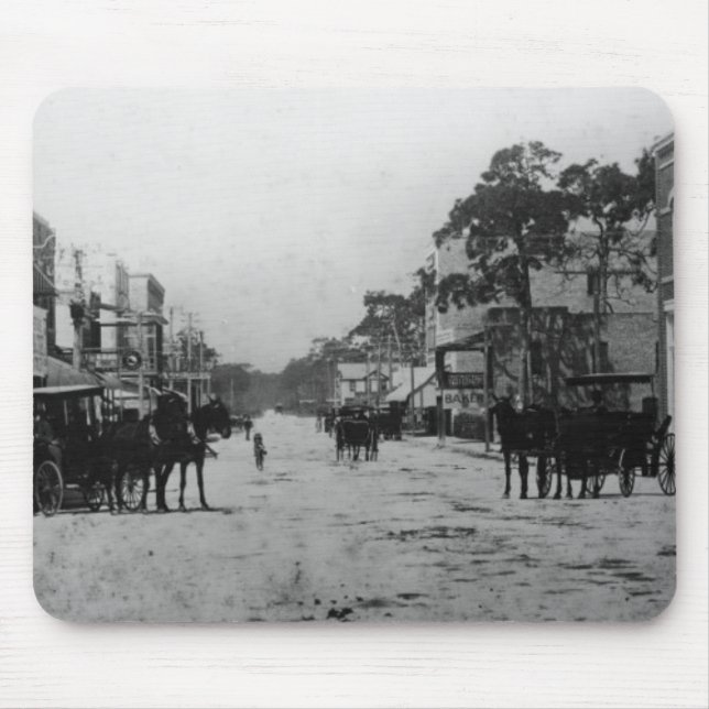 Schauen West auf Flagler Straße Mousepad (Vorne)