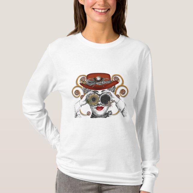 schauend gesteppter Typ T-Shirt (Vorderseite)