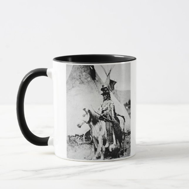 "Schauendes Hauptglas", c.1875 (b/w Foto) Tasse (Links)