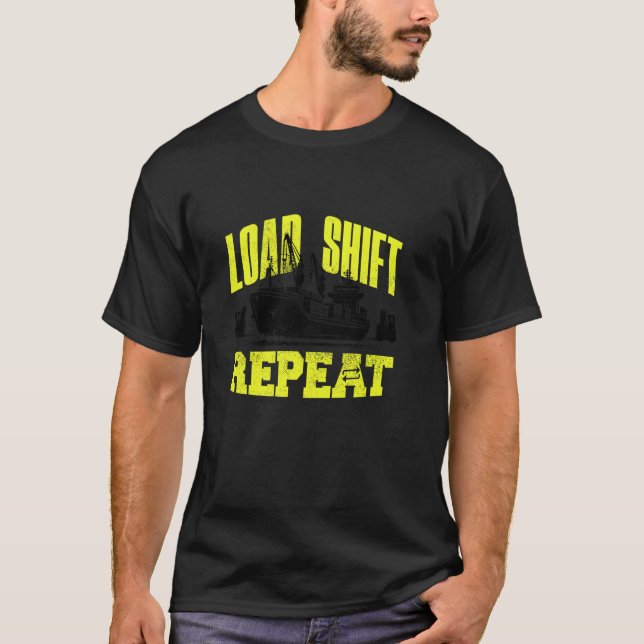 Schauerleute Hafenarbeiter Stauer Schiffsarbeiter T-Shirt (Vorderseite)