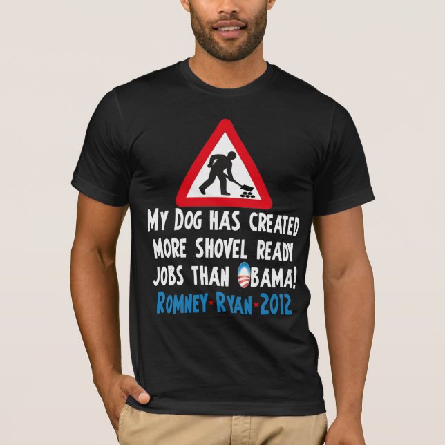 Schaufel bereit - ProRomney Ryan 2012 T-Shirt (Vorderseite)
