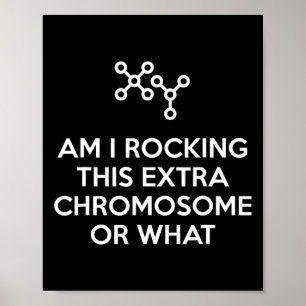 Schaukel ich dieses zusätzliche Chromosom oder was Poster