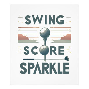 Schaukel, Kern, Funkeln Fotodruck