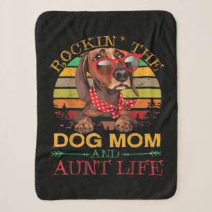 Schaukeln Das Hunde-Mutter-Tante-Leben Geschenk Fü Sherpadecke