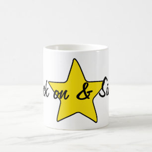 Schaukeln Sie an u. singen Sie Sternchor Kaffeetasse