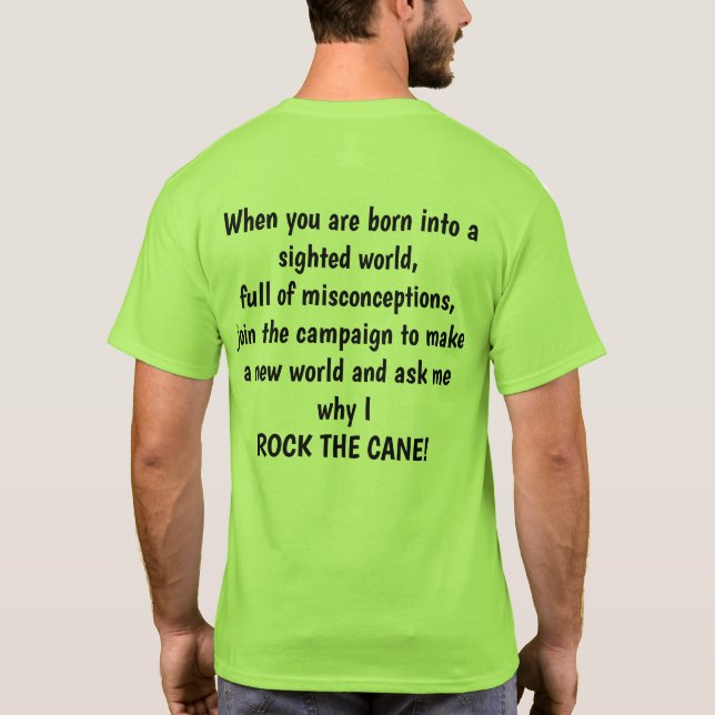Schaukeln Sie den Stock T-Shirt (Rückseite)
