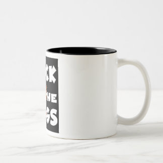Schaukeln Sie die Hundelogos (1) Zweifarbige Tasse