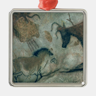 Schaukeln Sie die Malerei, die ein Pferd und eine Ornament Aus Metall