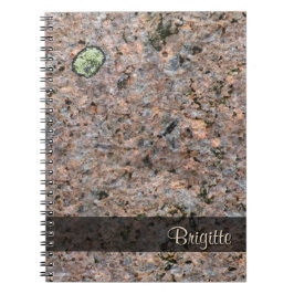 Schaukeln Sie Foto-Geologie-Beschaffenheit mit Notizblock