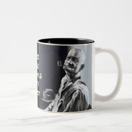 Schaukeln Sie Ihren Morgen mit felsigem Zweifarbige Tasse