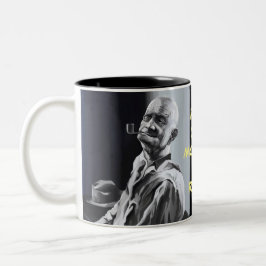 Schaukeln Sie Ihren Morgen mit felsigem Zweifarbige Tasse