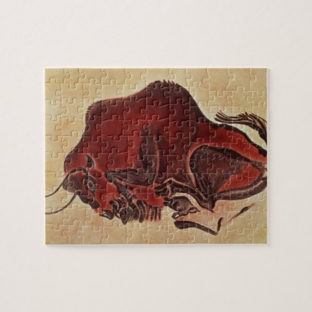 Schaukeln Sie Malerei eines Bisons, spätes (Horizontal)