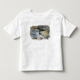 Schaukeln Sie Malerei eines Stiers mit langen Kleinkind T-shirt