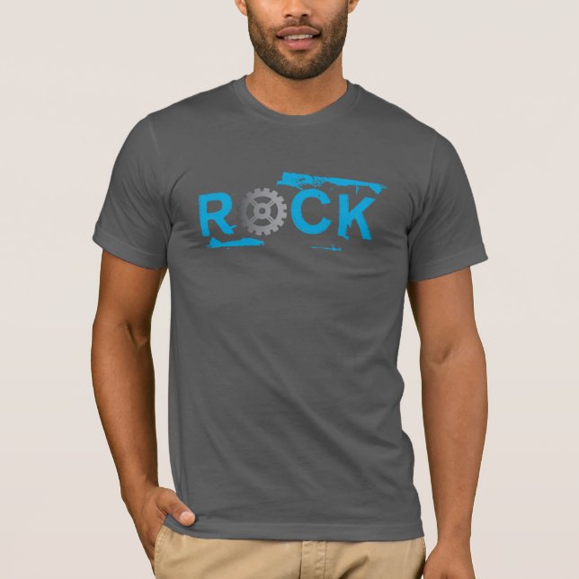 SCHAUKELN Sie, modischer Entwurf des Fahrradgangs T-Shirt (Vorderseite)