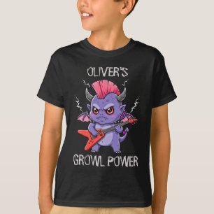 Schaukelnder Baby-Drache - Growl Power T-Shirt