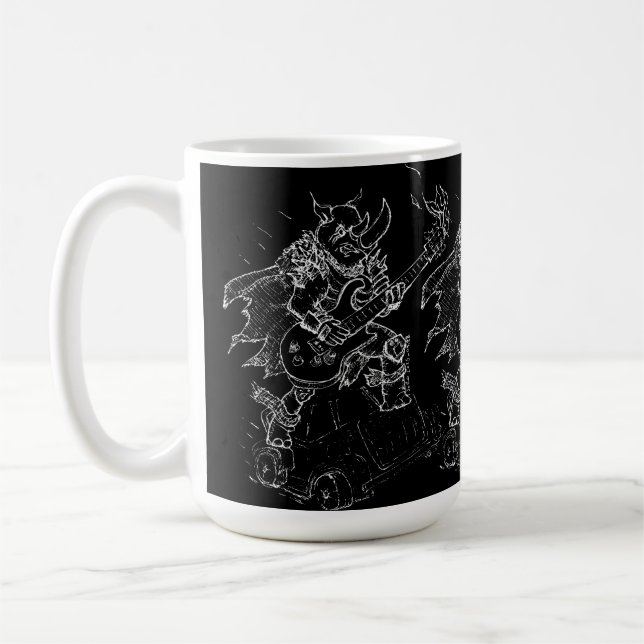 Schaukelndes Nashorn Kaffeetasse (Links)
