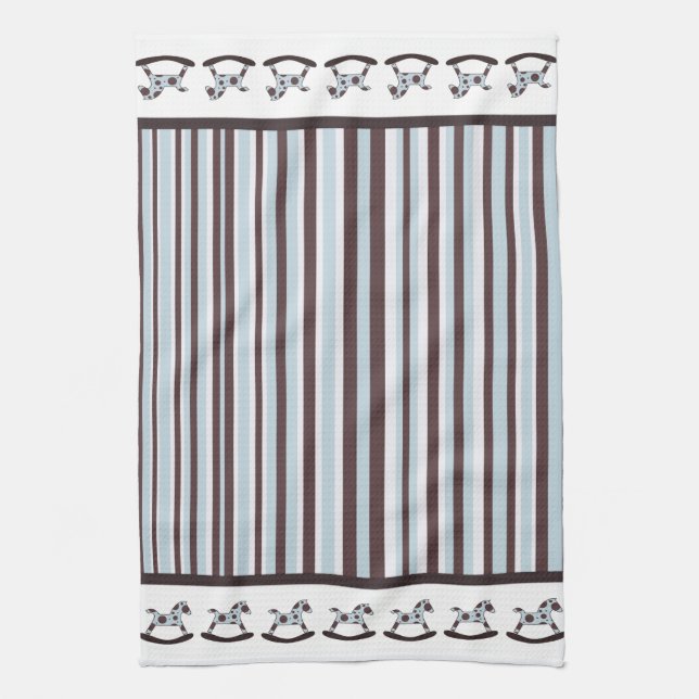 Schaukelpferd-Amerikaner MoJo Geschirrtuch (Vertikal)