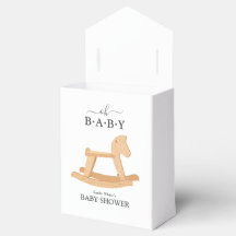 Schaukelpferd-Baby-Party Minimalistische Baby-Part
