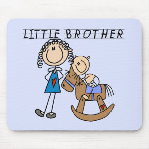 Schaukelpferd Kleiner Bruder T-Shirts Mousepad