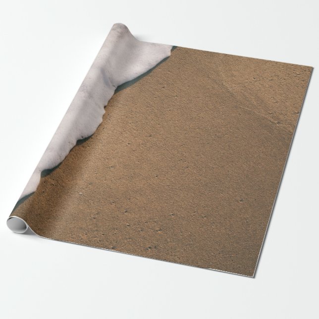 Schaum auf Sand Geschenkpapier (Ungerollt)