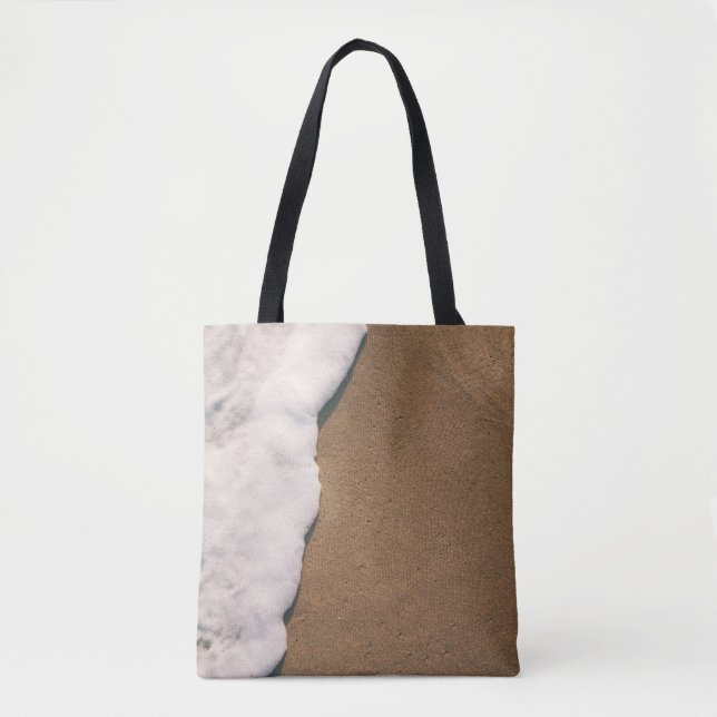 Schaum auf Sand Tasche (Vorderseite)