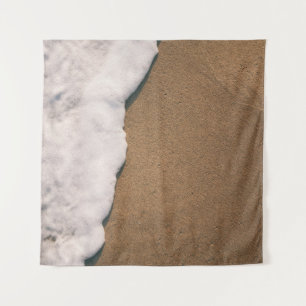 Schaum auf Sand Wandteppich