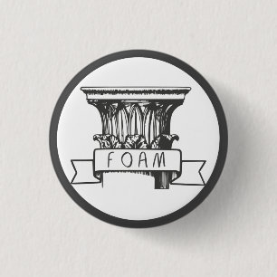 Schaum-Spalten-Knopf Button