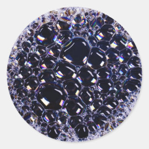 Schaumblasen Runder Aufkleber